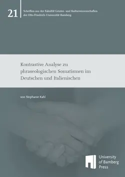 Buchcover von "188bet_188ƽ̨-Ͷע*ive Analyse zu phraseologischen Somatismen im Deutschen und Italienischen"