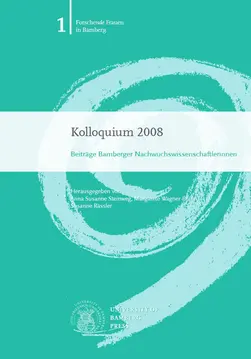 book cover of "Kolloquium 2008 : Beitr?ge Bamberger Nachwuchswissenschaftlerinnen"