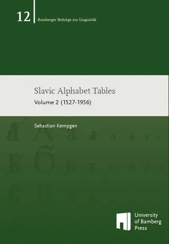 Slavic Alphabet Tables - Volume 2