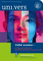 Coverbild uni.vers Forschung, Ausgabe Mai 2024